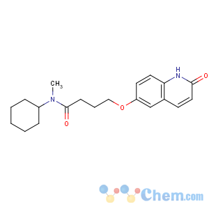 CAS No:68550-75-4 N-cyclohexyl-N-methyl-4-[(2-oxo-1H-quinolin-6-yl)oxy]butanamide