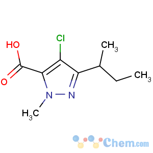 CAS No:685513-49-9 5-butan-2-yl-4-chloro-2-methylpyrazole-3-carboxylic acid