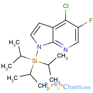 CAS No:685513-94-4 (4-chloro-5-fluoropyrrolo[2,3-b]pyridin-1-yl)-tri(propan-2-yl)silane