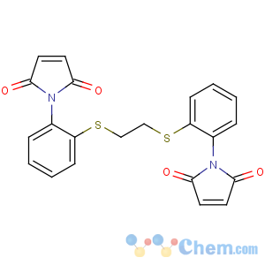 CAS No:68555-54-4 1-[2-[2-[2-(2,<br />5-dioxopyrrol-1-yl)phenyl]sulfanylethylsulfanyl]phenyl]pyrrole-2,5-dione