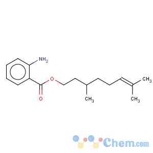 CAS No:68555-57-7 CITRONELLYLANTHRANILATE