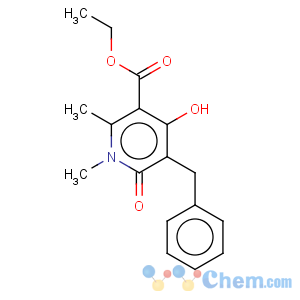 CAS No:685889-43-4 5-Benzyl-4-hydroxy-1,2-dimethyl-6-oxo-1,6-dihydro-pyridine-3-carboxylic acid ethyl ester