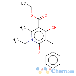 CAS No:685889-44-5 5-Benzyl-1-ethyl-4-hydroxy-2-methyl-6-oxo-1,6-dihydro-pyridine-3-carboxylic acid ethyl ester