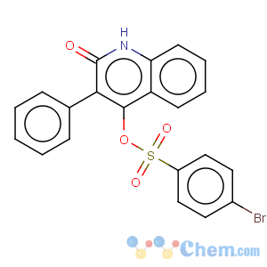CAS No:685889-61-6 4-Bromo-benzenesulfonic acid 2-oxo-3-phenyl-1,2-dihydro-quinolin-4-yl ester