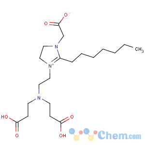 CAS No:68630-91-1 dihydrogen 1-[2-[bis(2-carboxylatoethyl)amino]ethyl]-3-(carboxylatomethyl)-2-heptyl-4,5-dihydro-1H-imidazolium