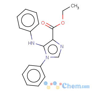 CAS No:68695-58-9 ethyl1-phenyl-5-phenylaminoimidazole-4-carboxylate