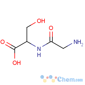 CAS No:687-38-7 2-[(2-aminoacetyl)amino]-3-hydroxypropanoic acid