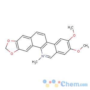 CAS No:6872-57-7 2,3-dimethoxy-12-methyl-[1,3]benzodioxolo[5,6-c]phenanthridin-12-ium