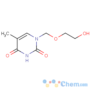 CAS No:68724-11-8 1-(2-hydroxyethoxymethyl)-5-methylpyrimidine-2,4-dione