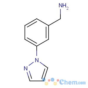 CAS No:687635-04-7 (3-pyrazol-1-ylphenyl)methanamine
