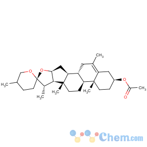 CAS No:6877-73-2 Spirost-5-en-3-ol,6-methyl-, acetate, (3b,25R)- (9CI)