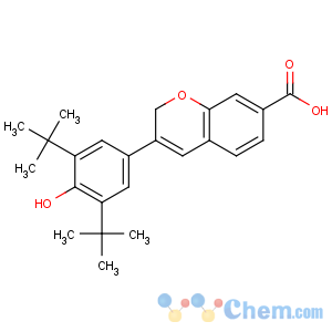 CAS No:68784-28-1 3-(3,5-ditert-butyl-4-hydroxyphenyl)-2H-chromene-7-carboxylic acid