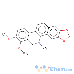 CAS No:6880-91-7 1,2-dimethoxy-12-methyl-12,13-dihydro[1,3]benzodioxolo[5,6-c]phenanthridine