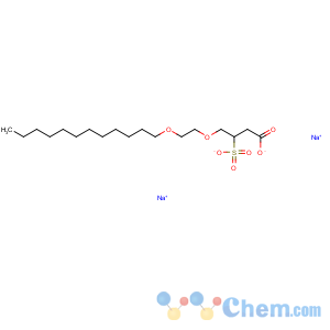 CAS No:68815-56-5 Poly(oxy-1,2-ethanediyl),a-(3-carboxy-1-oxosulfopropyl)-w-hydroxy-, C10-16-alkyl ethers,disodium salts