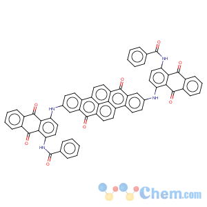 CAS No:68834-03-7 Benzamide,N,N'-[(7,14-dihydro-7,14-dioxodibenzo[b,def]chrysene-2,9-diyl)bis[imino(9,10-dihydro-9,10-dioxo-4,1-anthracenediyl)]]bis-