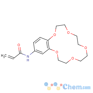 CAS No:68865-30-5 N-(2,5,8,11,14-pentaoxabicyclo[13.4.0]nonadeca-1(15),16,<br />18-trien-17-yl)prop-2-enamide