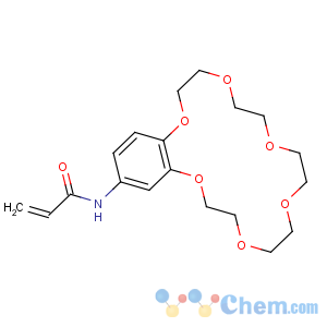 CAS No:68865-32-7 N-(2,5,8,11,14,17-hexaoxabicyclo[16.4.0]docosa-1(18),19,<br />21-trien-20-yl)prop-2-enamide