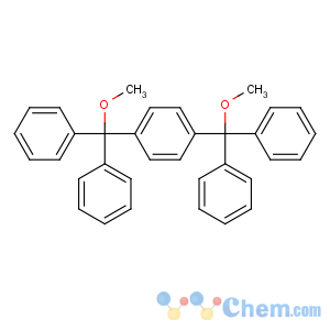 CAS No:68883-10-3 Benzene,1,4-bis(methoxydiphenylmethyl)-