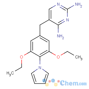 CAS No:68916-26-7 5-[(3,5-diethoxy-4-pyrrol-1-ylphenyl)methyl]pyrimidine-2,4-diamine