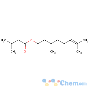CAS No:68922-10-1 3,7-dimethyloct-6-enyl 3-methylbutanoate