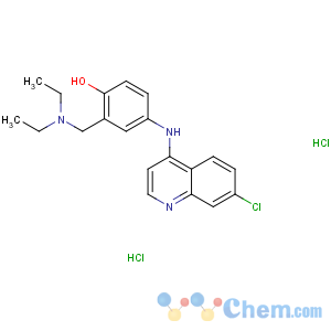 CAS No:69-44-3 4-[(7-chloroquinolin-4-yl)amino]-2-(diethylaminomethyl)phenol