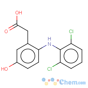 CAS No:69002-84-2 Benzeneacetic acid,2-[(2,6-dichlorophenyl)amino]-5-hydroxy-
