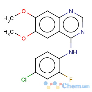 CAS No:690206-97-4 4-Quinazolinamine,N-(4-chloro-2-fluorophenyl)-6,7-dimethoxy-