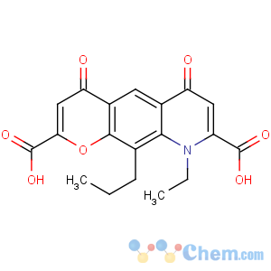 CAS No:69049-73-6 9-ethyl-4,6-dioxo-10-propylpyrano[3,2-g]quinoline-2,8-dicarboxylic acid