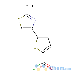 CAS No:690631-93-7 5-(2-methyl-1,3-thiazol-4-yl)thiophene-2-carbonyl chloride