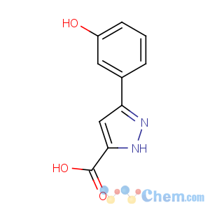 CAS No:690631-98-2 3-(3-hydroxyphenyl)-1H-pyrazole-5-carboxylic acid