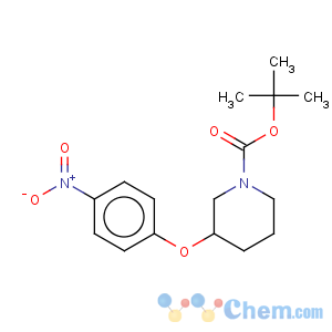 CAS No:690632-16-7 1-Piperidinecarboxylicacid, 3-(4-nitrophenoxy)-, 1,1-dimethylethyl ester