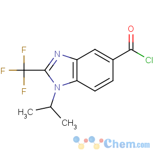 CAS No:690632-69-0 1-propan-2-yl-2-(trifluoromethyl)benzimidazole-5-carbonyl chloride