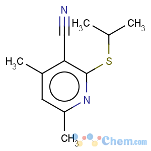 CAS No:690632-78-1 2-(isopropylsulfanyl)-4,6-dimethylnicotinonitrile