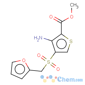 CAS No:690632-80-5 methyl 3-amino-4-[(2-furylmethyl)sulfonyl]thiophene-2-carboxylate