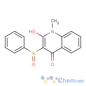 CAS No:69146-80-1 2(1H)-Quinolinone,4-hydroxy-1-methyl-3-(phenylsulfinyl)-