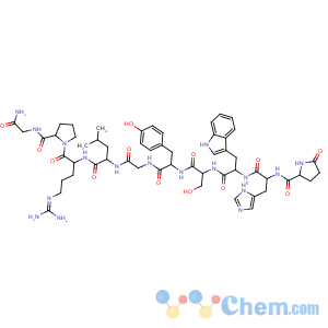 CAS No:6918-09-8 N-[1-[[1-[[1-[[1-[[1-[[1-[2-(carbamoylmethylcarbamoyl)pyrrolidin-1-yl]-5-(diaminomethylideneamino)-1-oxo-pentan-2-yl]carbamoyl]-3-methyl-butyl]carbamoylmethylcarbamoyl]-2-(4-hydroxyphenyl)ethyl]carbamoyl]-2-hydroxy-ethyl]carbamoyl]-2-(1H-indol-3-yl)ethyl]carbamoyl]-2-(3H-imidazol-4-yl)ethyl]-5-oxo-pyrrolidine-2-carboxamide