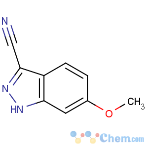 CAS No:691900-59-1 6-methoxy-1H-indazole-3-carbonitrile