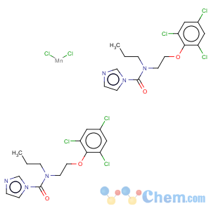 CAS No:69192-23-0 Manganese,dichlorobis[N-propyl-N-[2-(2,4,6-trichlorophenoxy)ethyl]-1H-imidazole-1-carboxamide-kO1]-