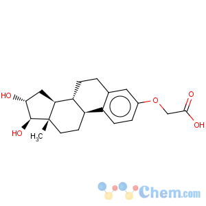 CAS No:69260-14-6 Acetic acid, 2-[[(16a,17b)-16,17-dihydroxyestra-1,3,5(10)-trien-3-yl]oxy]-