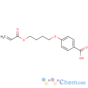 CAS No:69260-42-0 4-(4-prop-2-enoyloxybutoxy)benzoic acid