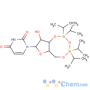 CAS No:69304-38-7 1-[(6aR,8R,9R,9aS)-9-hydroxy-2,2,4,4-tetra(propan-2-yl)-6a,8,9,<br />9a-tetrahydro-6H-furo[3,2-f][1,3,5,2,<br />4]trioxadisilocin-8-yl]pyrimidine-2,4-dione