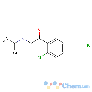 CAS No:6933-90-0 1-(2-chlorophenyl)-2-(propan-2-ylamino)ethanol