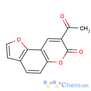 CAS No:69374-03-4 7H-Furo[2,3-f][1]benzopyran-7-one,8-acetyl-