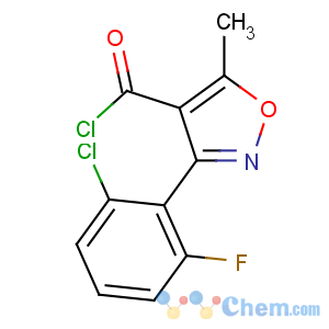 CAS No:69399-79-7 3-(2-chloro-6-fluorophenyl)-5-methyl-1,2-oxazole-4-carbonyl chloride