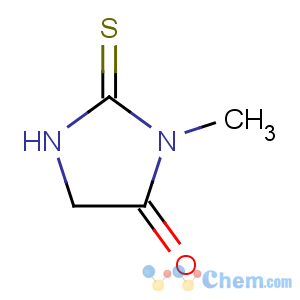 CAS No:694-68-8 3-methyl-2-sulfanylideneimidazolidin-4-one