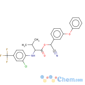CAS No:69409-94-5 Valine,N-[2-chloro-4-(trifluoromethyl)phenyl]-, cyano(3-phenoxyphenyl)methyl ester