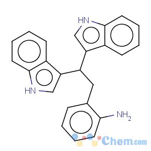 CAS No:6941-73-7 2-[2,2-Bis-(1H-indol-3-yl)-ethyl]-phenylamine