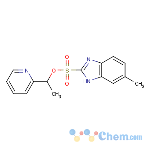 CAS No:69417-07-8 1-pyridin-2-ylethyl 6-methyl-1H-benzimidazole-2-sulfonate