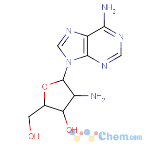 CAS No:69427-80-1 9H-Purin-6-amine,9-(2-amino-2-deoxy-b-D-arabinofuranosyl)-