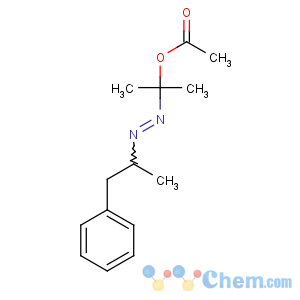 CAS No:6943-56-2 2-(1-phenylpropan-2-yldiazenyl)propan-2-yl acetate